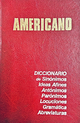 DICCIONARIO AMERICANO..