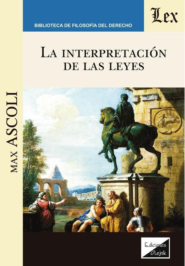 Interpretación de las leyes | Max Ascoli