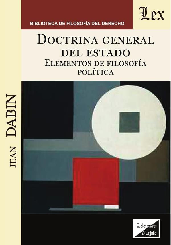 Doctrina general del estado. Elementos | Jean Dabin
