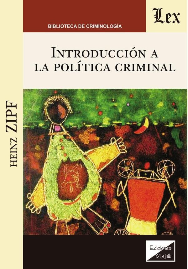 Introducción a la política criminal | Heinz Zipf