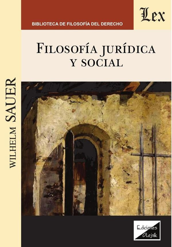 Filosofía jurídica y social | Sauer