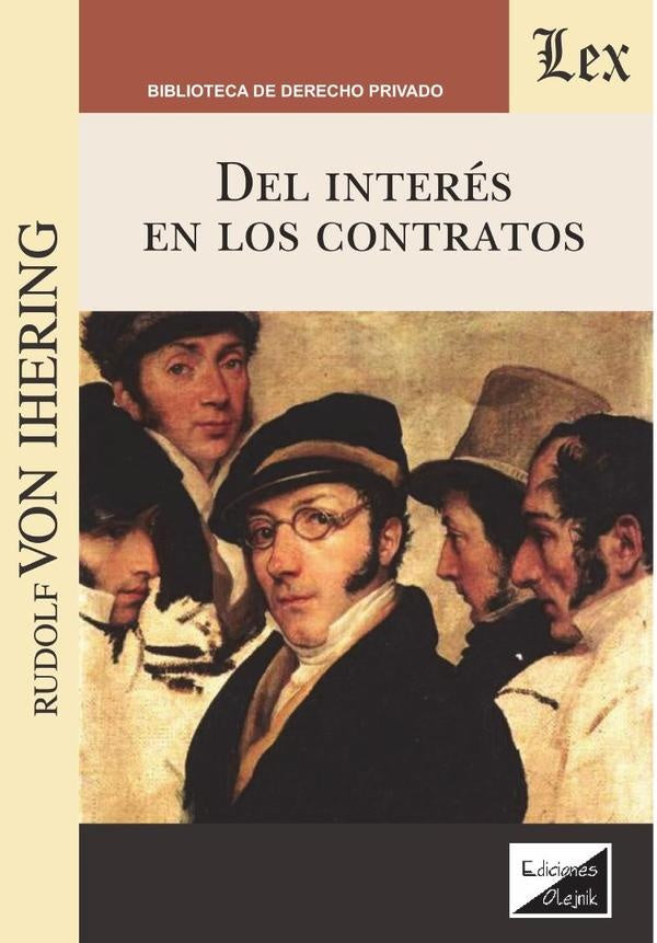 Del interés en los contratos | Rudolf Von Ihering
