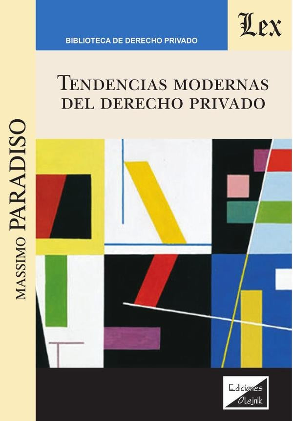 Tendencias modernas del derecho privado | Massimo Paradiso