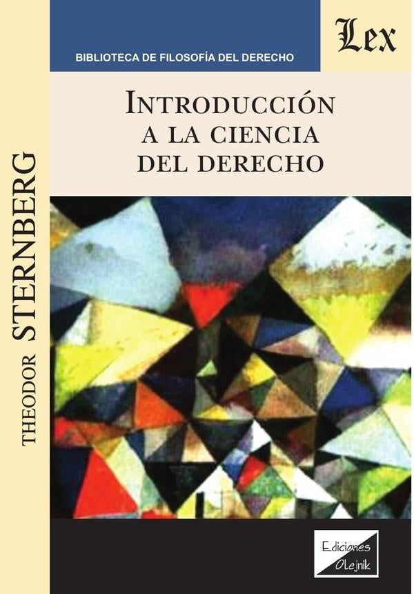 Introducción a la ciencia del derecho | Theodor Sternberg