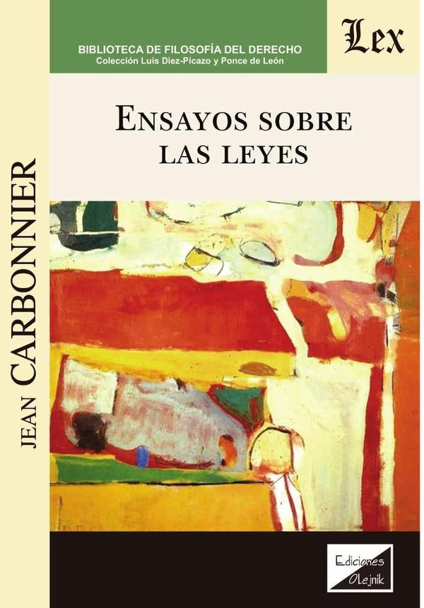 Ensayos sobre las leyes | Jean Carbonnier