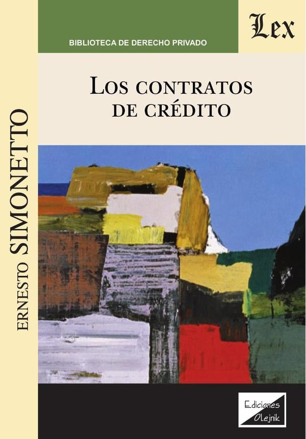 Contratos de crédito, los | Ernesto Simonetto