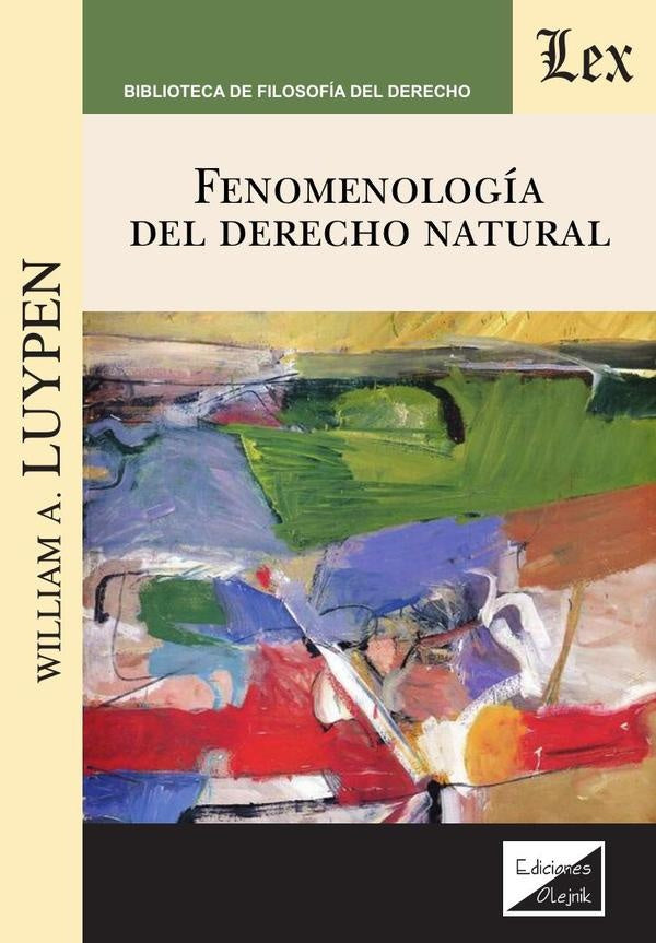Fenomenología del derecho natural | William A. Luypen