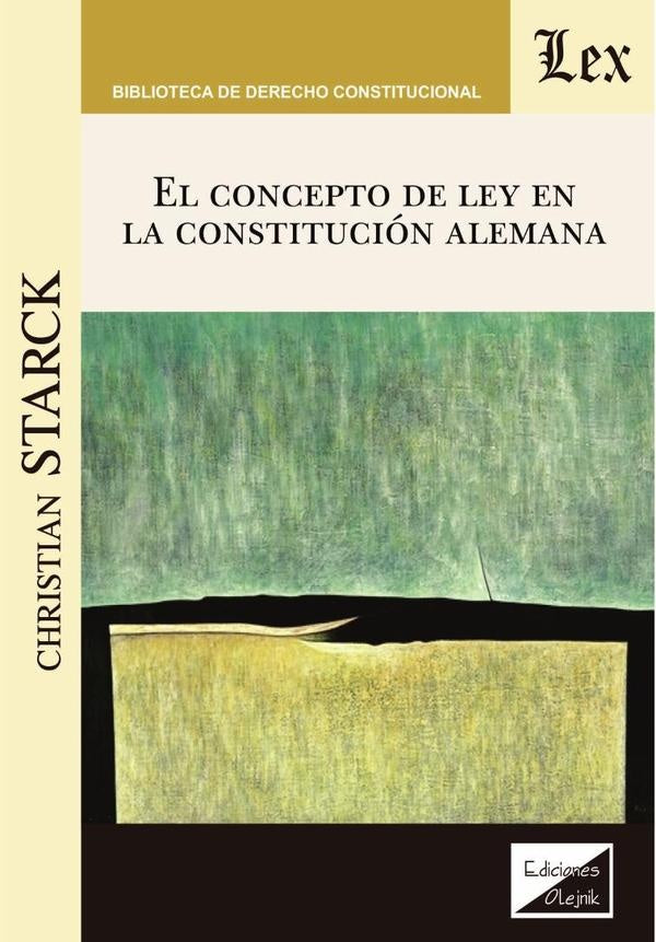 Concepto de ley en la constitución alemana | Christian Starck