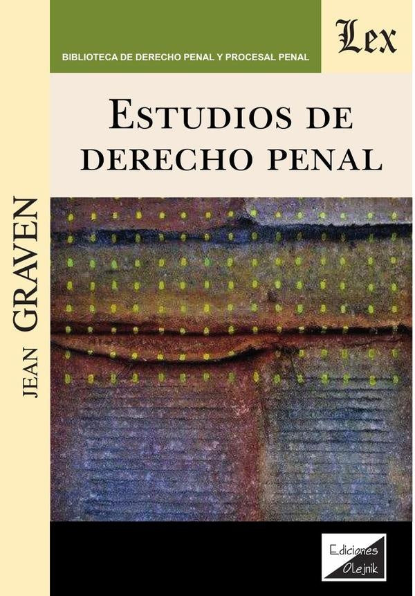 Estudios de derecho penal | Jean Graven