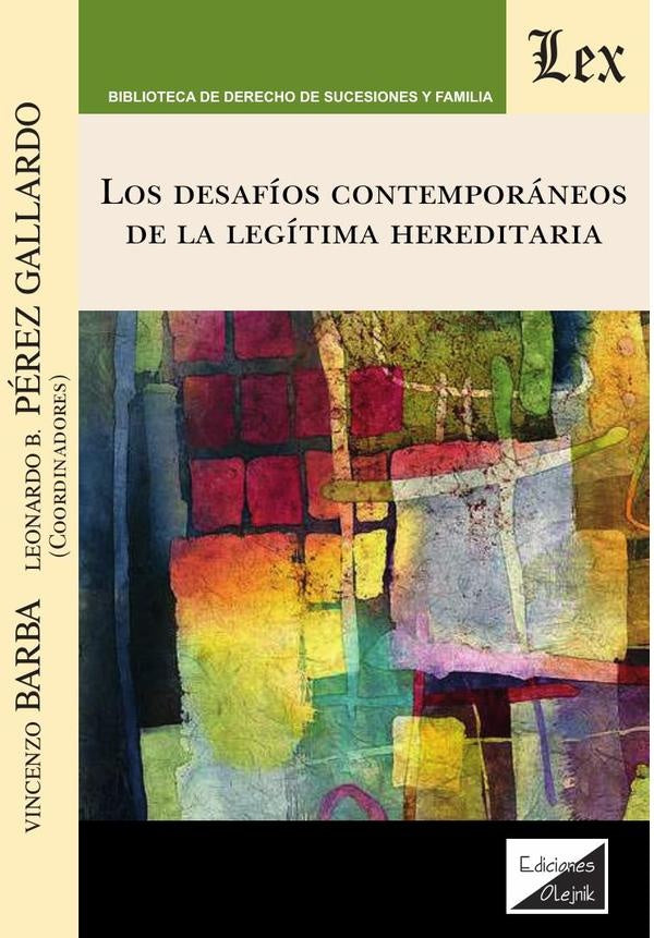 Desafíos contemporáneos de la legítima hereditaria | Vincenzo Barba
