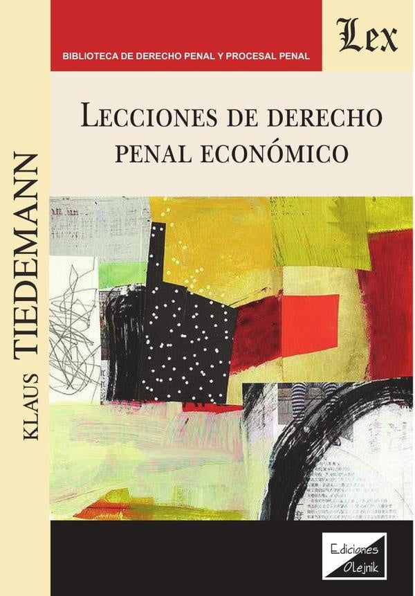 Lecciones de derecho penal económico | Tiedemann Klaus
