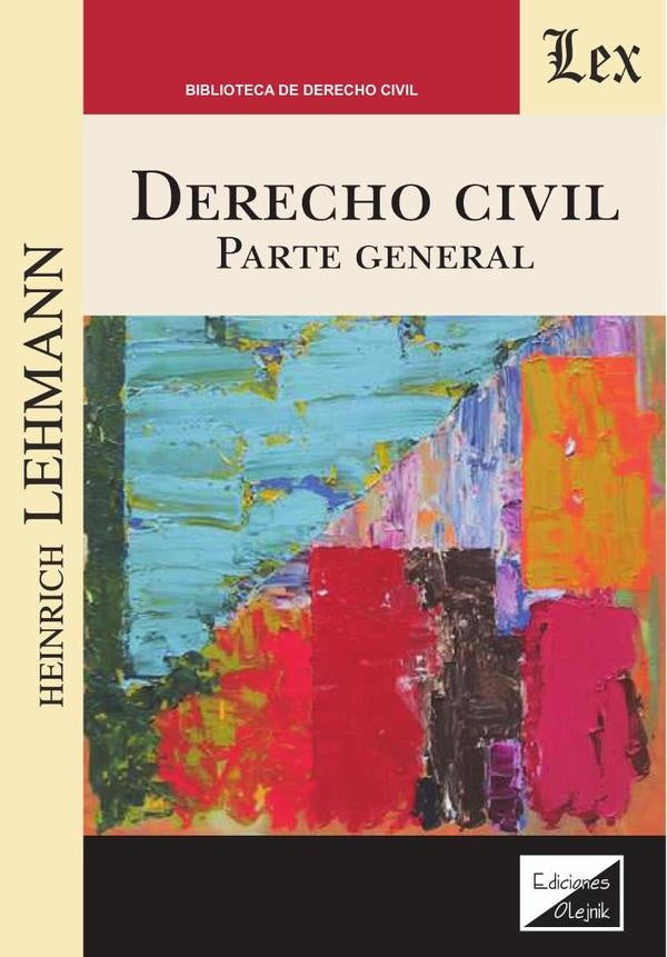 Derecho civil. Parte general | Heinrich Lehmann