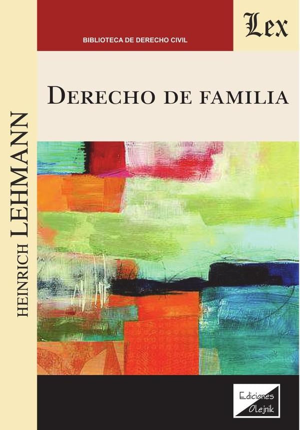 Derecho de familia | Heinrich Lehmann