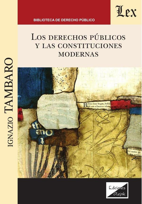 Derechos públicos y las constituciones modernas, | Ignazio Tambaro
