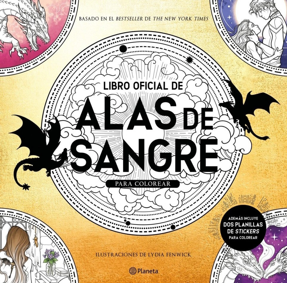 LIBRO OFICIAL DE ALAS DE SANGRE PARA COLOREAR | Lydia Fenwick