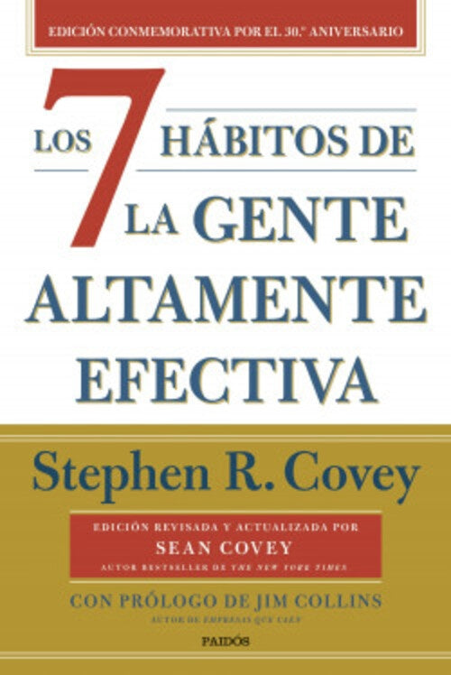 LOS 7 HÁBITOS DE LA GENTE ALTAMENTE EFECTIVA (30.º ANIVERSARIO).. | Stephen R. Covey