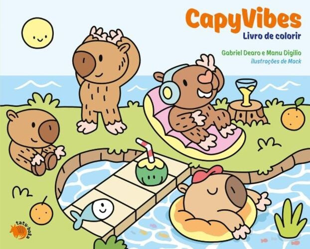CAPYVIBES  LIBRO PARA COLOREAR..