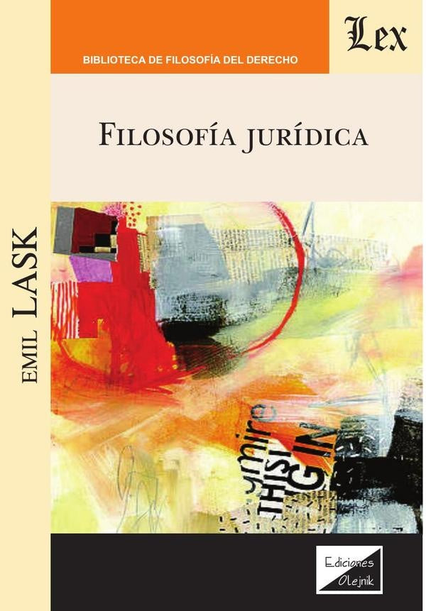 Filosofía jurídica | Emil Lask