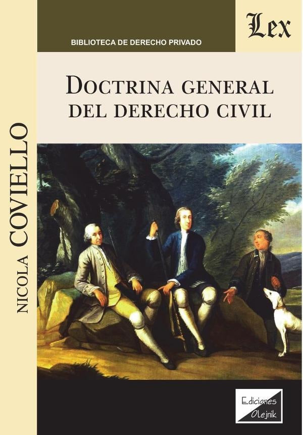 Doctrina general del derecho civil | Nicola Coviello