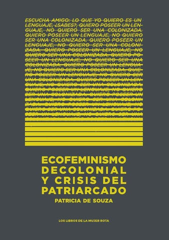 Ecofeminismo decolonial y crisis del patriarcado | Patricia de Souza