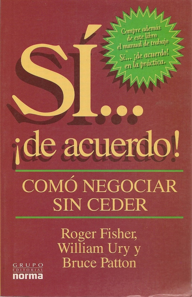 Si...de acuerdo  | Fisher, Ury
