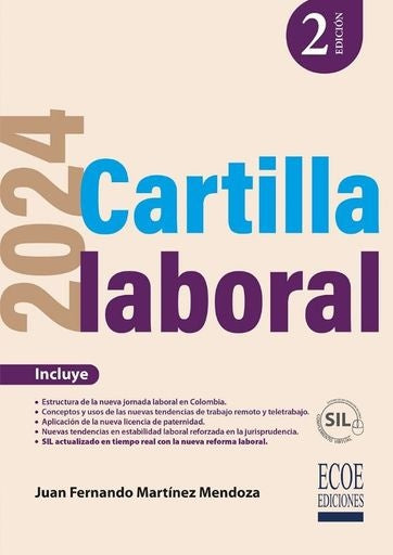 Cartilla laboral 2024 - 2da edición | Juan Fernando  Martínez Mendoza