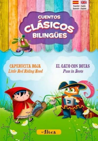Clásicos bilingües. Capericita roja/El gato con botas