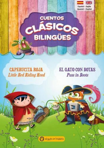 Clásicos bilingües. Capericita roja/El gato con botas