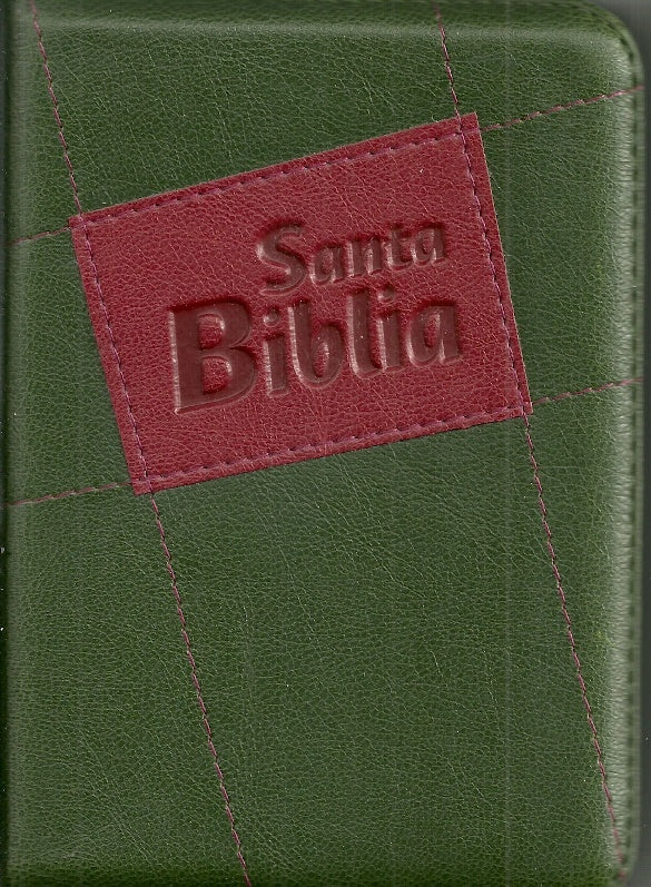 biblia verde con vino