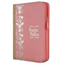 Santa Biblia c/estuche y flores