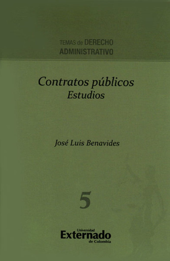 Contratos públicos Estudios | José Luis Benavides