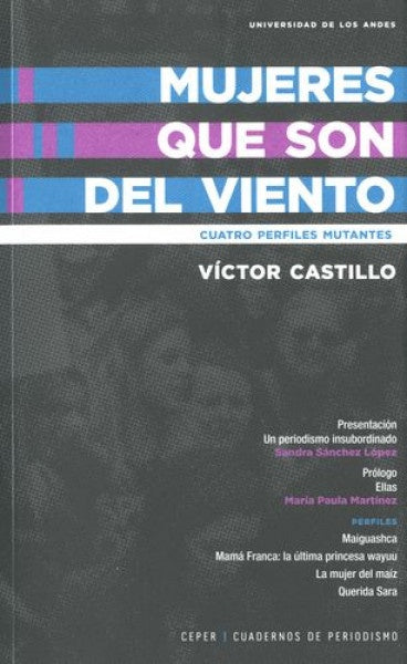 Mujeres que son del viento. Cuatro perfiles mutantes | Víctor Castillo