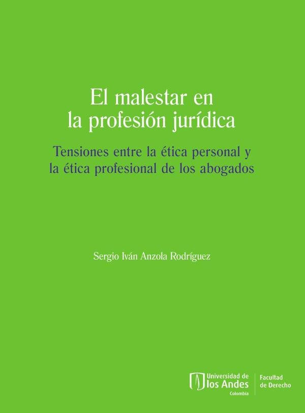 El Malestar en la Profesión Jurídica | Anzola  Rodríguez, Anzola  Rodríguez