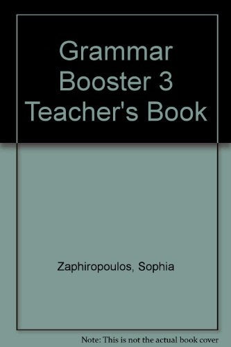 Grammar booster 3 Teacher's | Rachel Finnie - Megan Roderick