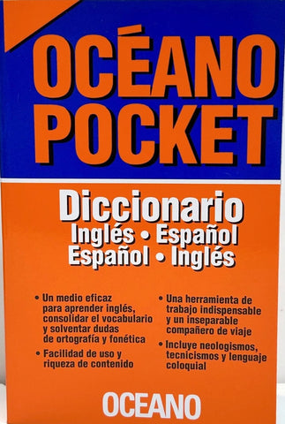 DICCIONARIO OCEANO POCKET INGLES ESPAÑOL..