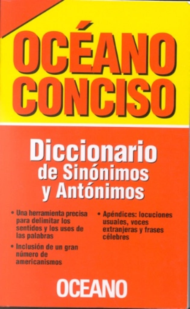 OCEANO CONCISO SINONIMOS Y ANTONIMOS..