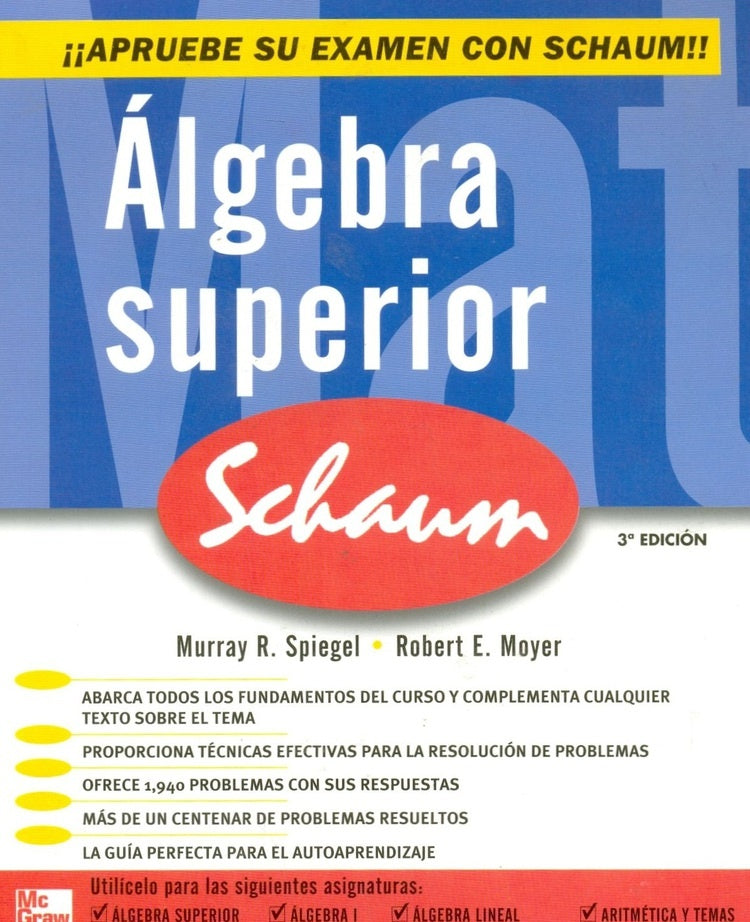 ALGEBRA SUPERIOR.. | MurrayR. Spiegel