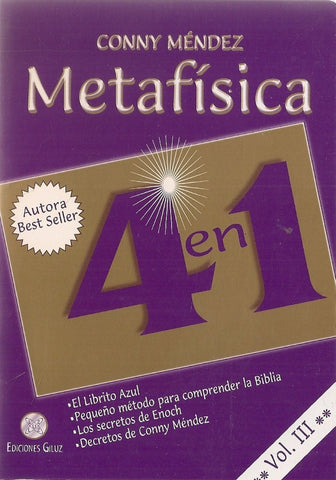 METAFISICA 4 EN 1. VOLUMEN III.. | Conny Méndez