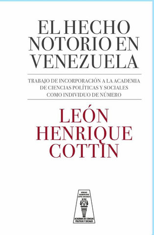 Hecho notorio  | León Henrique Cottin