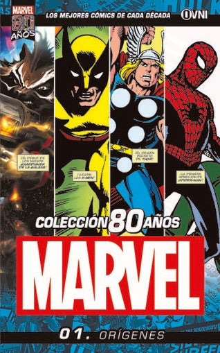 MARVEL 1 COLECCION 80 AÑOS LOS MEJORES COMICS DE CADA DECADA