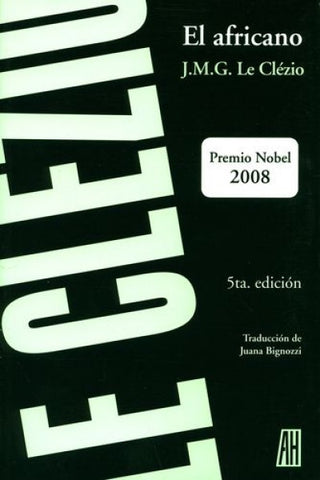 EL AFRICANO.. | Clézio, Bignozzi