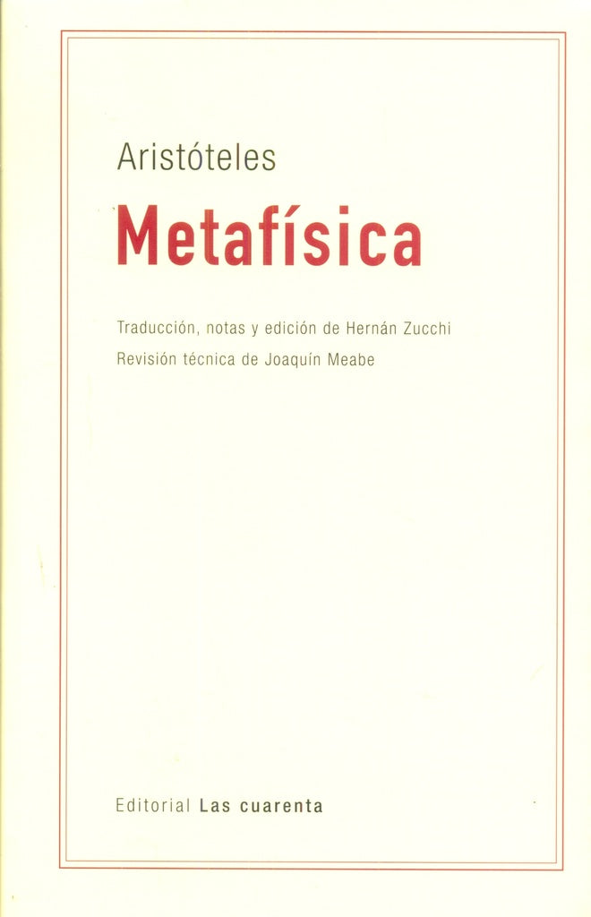 METAFÍSICA