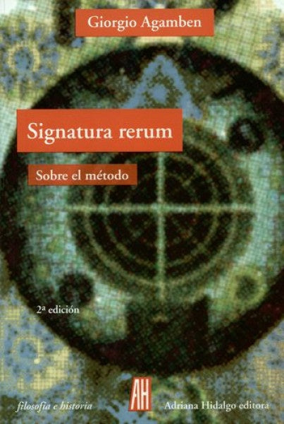 Signatura rerum | Agamben, Ruvituso, Costa