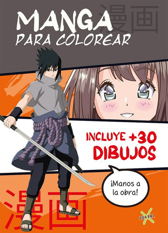 MANGA PARA COLOREAR..*