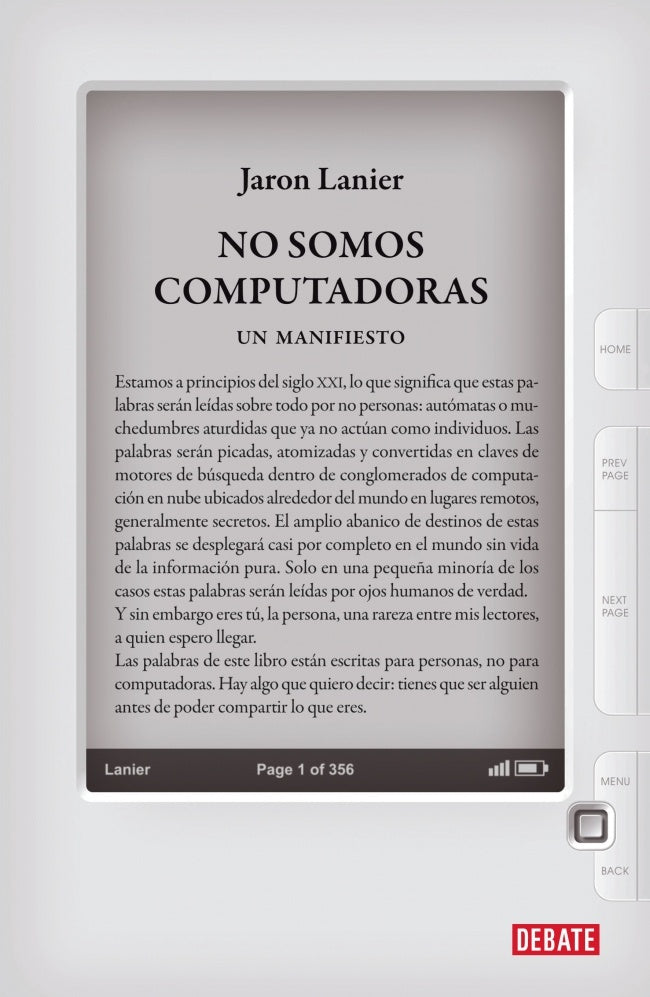 no somos computadoras | Jaron Lanier