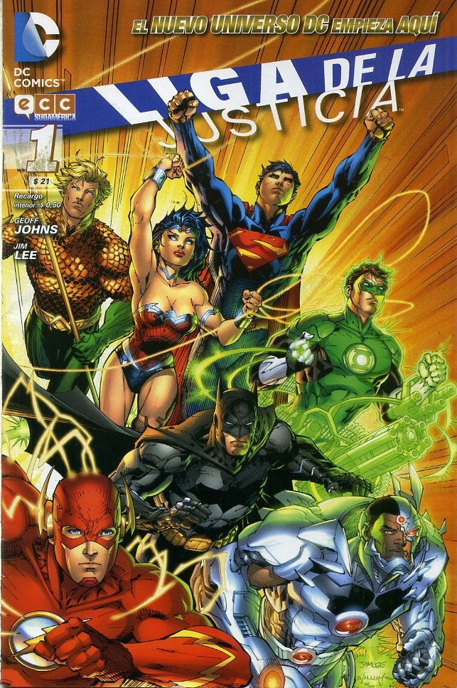 Nuevo universo DC Liga de la justicia N 1