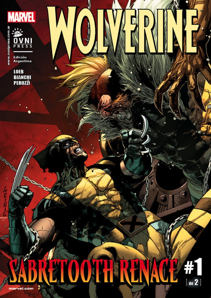 WOLVERINE # 14 SABRETOOTH RENACE #01 DE 02