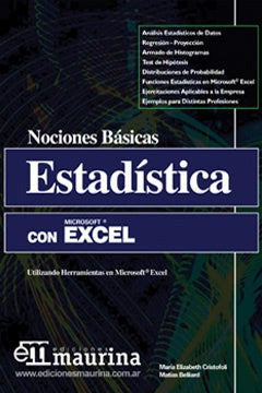 ESTADÍSTICA CON EXCEL. NOCIONES BÁSICAS