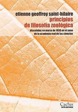 PRINCIPIOS DE FILOSOFÍA ZOOLÓGICA.. | ETIENNE GEOFFROY SAINT-HILAIRE..