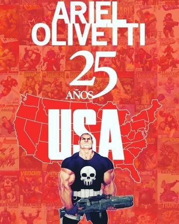 ARIEL OLIVETTI 25 AÑOS. USA